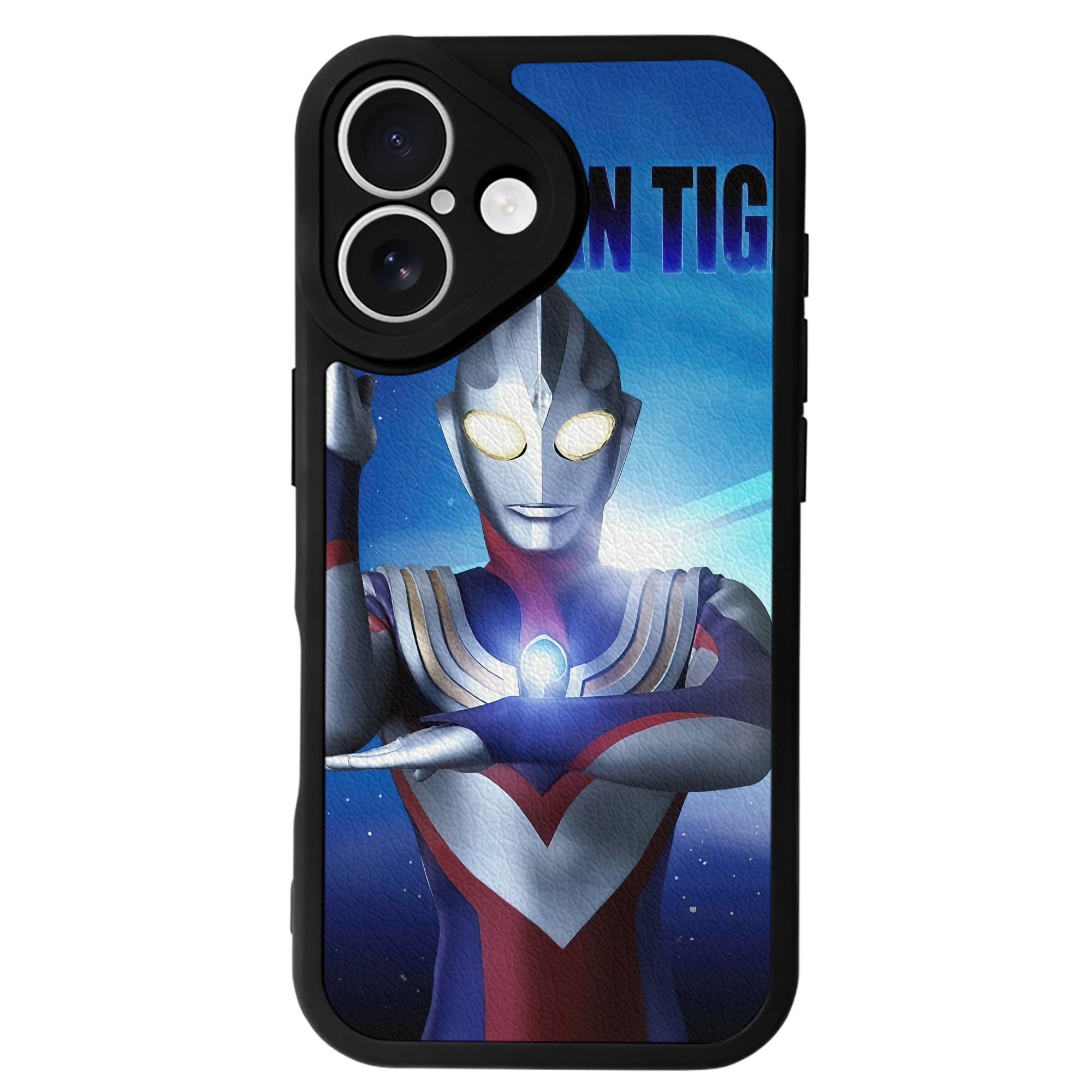 （画像用） ウルトラマン Ultraman 【iPhone 16シリーズ対応】シリコンスマホケース（レザー調） 材質：シリコン